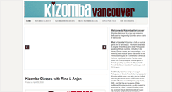 Desktop Screenshot of kizombavancouver.com